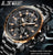 Relogio Masculino LIGE New Sport Chronograph Mens Watches Top Brand