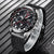 LIGE Brand | Blue Casual Mesh Belt  Gold Watch for Mens