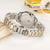 New Gold Women Bracelet Watches Waterproof Ladies Watch