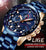 LIGE Men Watches Top Brand Luxury Stainless Steel