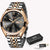 LIGE New Rose Gold Women Watch Business Quartz Watch