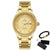 New Gold Women Bracelet Watches Waterproof Ladies Watch