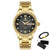 New Gold Women Bracelet Watches Waterproof Ladies Watch