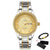 New Gold Women Bracelet Watches Waterproof Ladies Watch