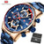 MINI FOCUS Fashion Blue Watch  for Men