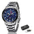 New LIGE Fashion Blue Stainless Steel Mens Watches Top Brand