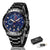 New LIGE Fashion Blue Stainless Steel Mens Watches Top Brand