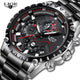 LIGE Top Brand Luxury Mens Fashion Watch