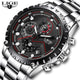 LIGE New Fashion Quartz Watch Men Top Brand Luxury Sport Mens Watches