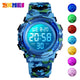 SKMEI Military Kids Sport Watches 50M Waterproof Electronic Wristwatch