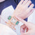 Women Square Diamond Bracelet Watches