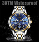 LIGE Men Watches Top Luxury Brand Full Stainless Steel