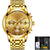 Reloj Hombre LIGE All Gold Watches Mens Luxury Fashion Quartz Wrist watch