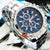 2019 Fashion Silver Stainless Steel Mens Watches Top Brand Luxury Watch