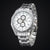 2019 Fashion Silver Stainless Steel Mens Watches Top Brand Luxury Watch