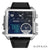 BOAMIGO brand men sports watches 3 time zone big man fashion military LED watch