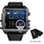 BOAMIGO brand men sports watches 3 time zone big man fashion military LED watch