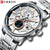 Mens Watches CURREN Brand New Fashion Stainless Steel