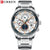 Mens Watches CURREN Brand New Fashion Stainless Steel
