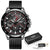 LIGE Fashion Business Blue Mens Watches Top Brand Luxury Clock