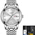 LIGE Watch Men Fashion Sports Quartz Full Steel Gold