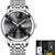 LIGE Watch Men Fashion Sports Quartz Full Steel Gold
