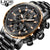 Relogio Masculino LIGE New Sport Chronograph Mens Watches Top Brand