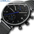 Mens Watch CRRJU Luxury Top Brand Men Stainless Steel Wrist Watch
