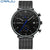 Mens Watch CRRJU Luxury Top Brand Men Stainless Steel Wrist Watch