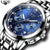 New Watches Men Luxury Brand LIGE Chronograph Men Sports Watches