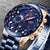 LIGE  New Fashion Watches For  Mens with Stainless Steel