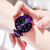 Luxury Starry Sky Stainless Steel Mesh Bracelet Watches For Women
