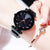 Luxury Starry Sky Stainless Steel Mesh Bracelet Watches For Women