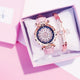 Luxury Women Watches Bracelet set Starry Sky Ladies Bracelet Watch