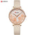 CURREN Women Watches Top Brand Luxury Stainless Steel Strap Wristwatch for Women Rose Clock Stylish Quartz Ladies Watch