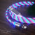 USB phone cable car data line Car phone charging Streamer data cable fast charging 360 degree magnetic data line