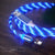 USB phone cable car data line Car phone charging Streamer data cable fast charging 360 degree magnetic data line